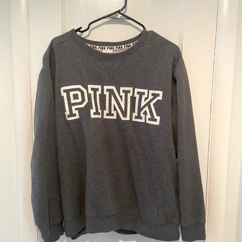 Victorias Secret gray logo sweatshirt